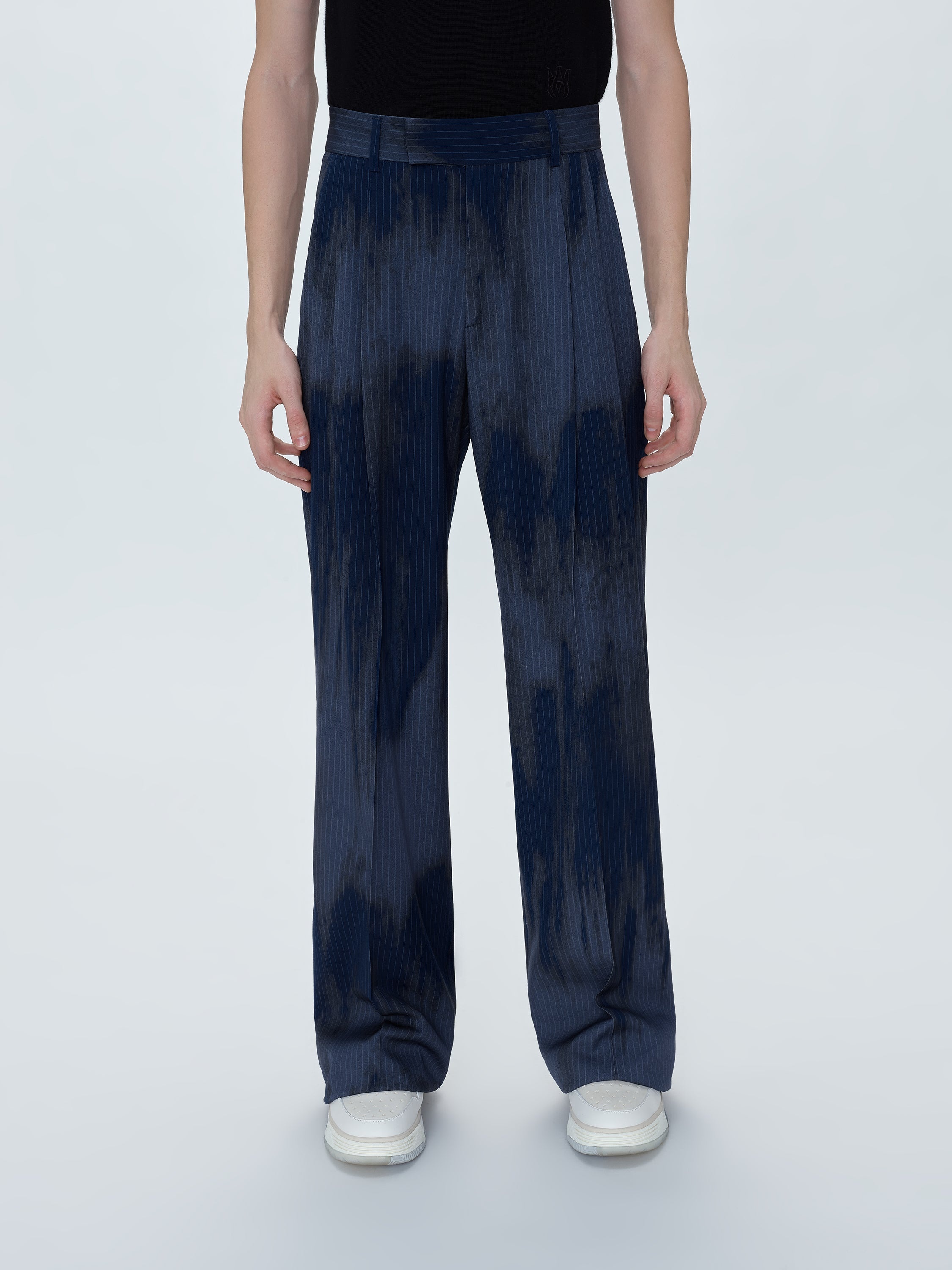 PINSTRIPE DOUBLE PLEATED TROUSERS - 2