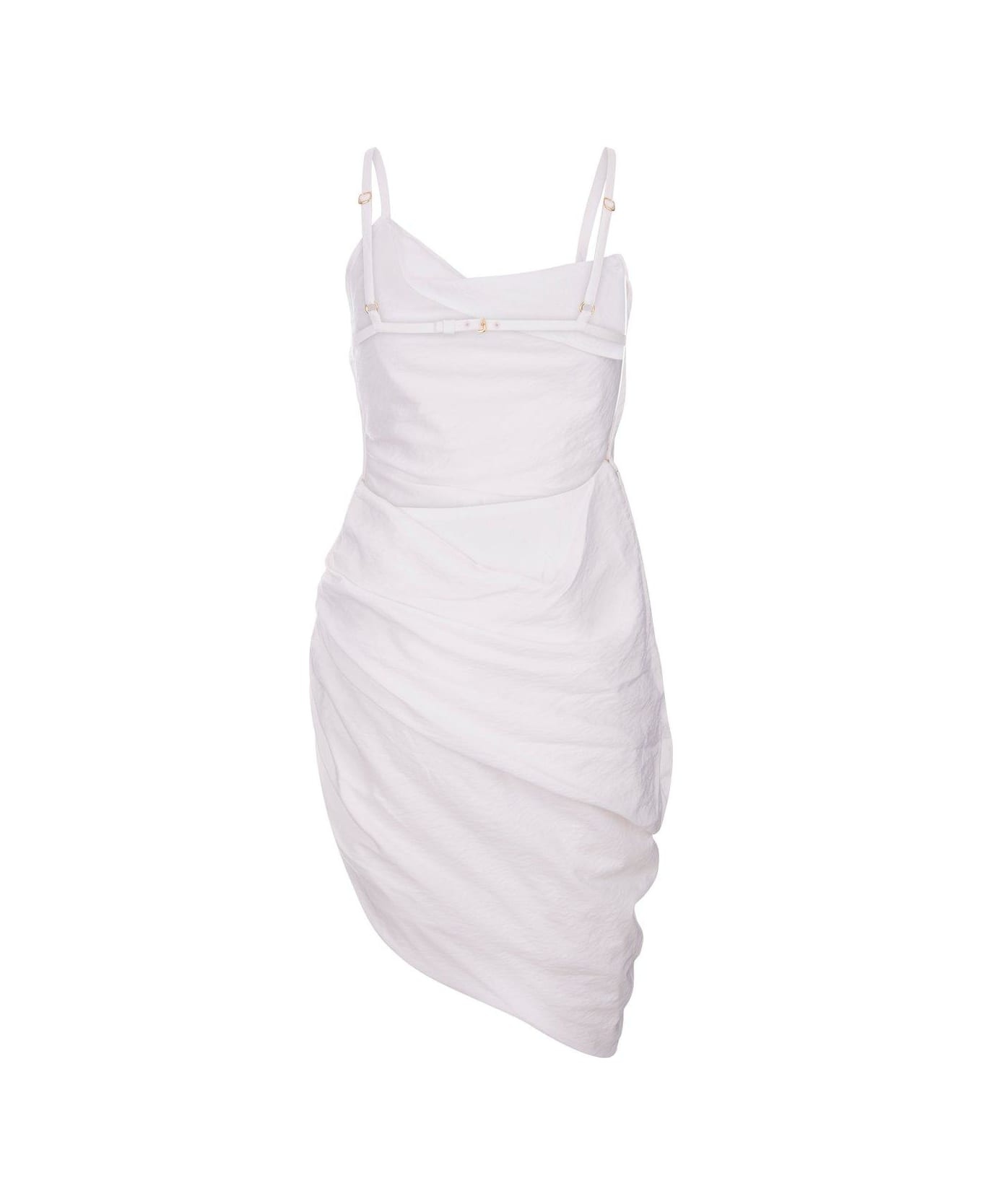 Asymmetrical Gathered Dress - 2