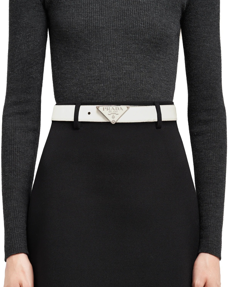 Prada Saffiano leather belt outlook