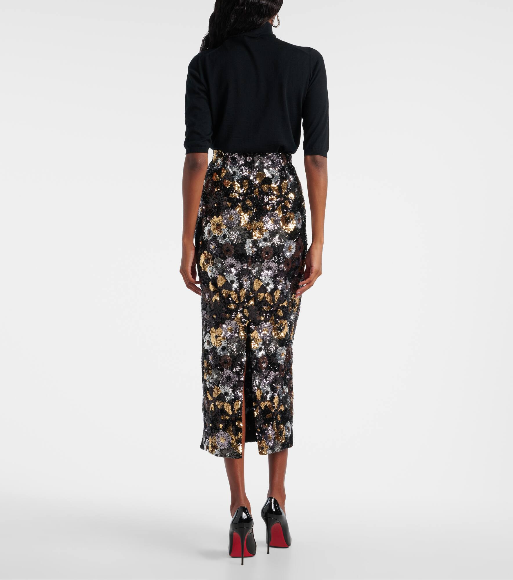 Damiana sequined midi skirt - 3