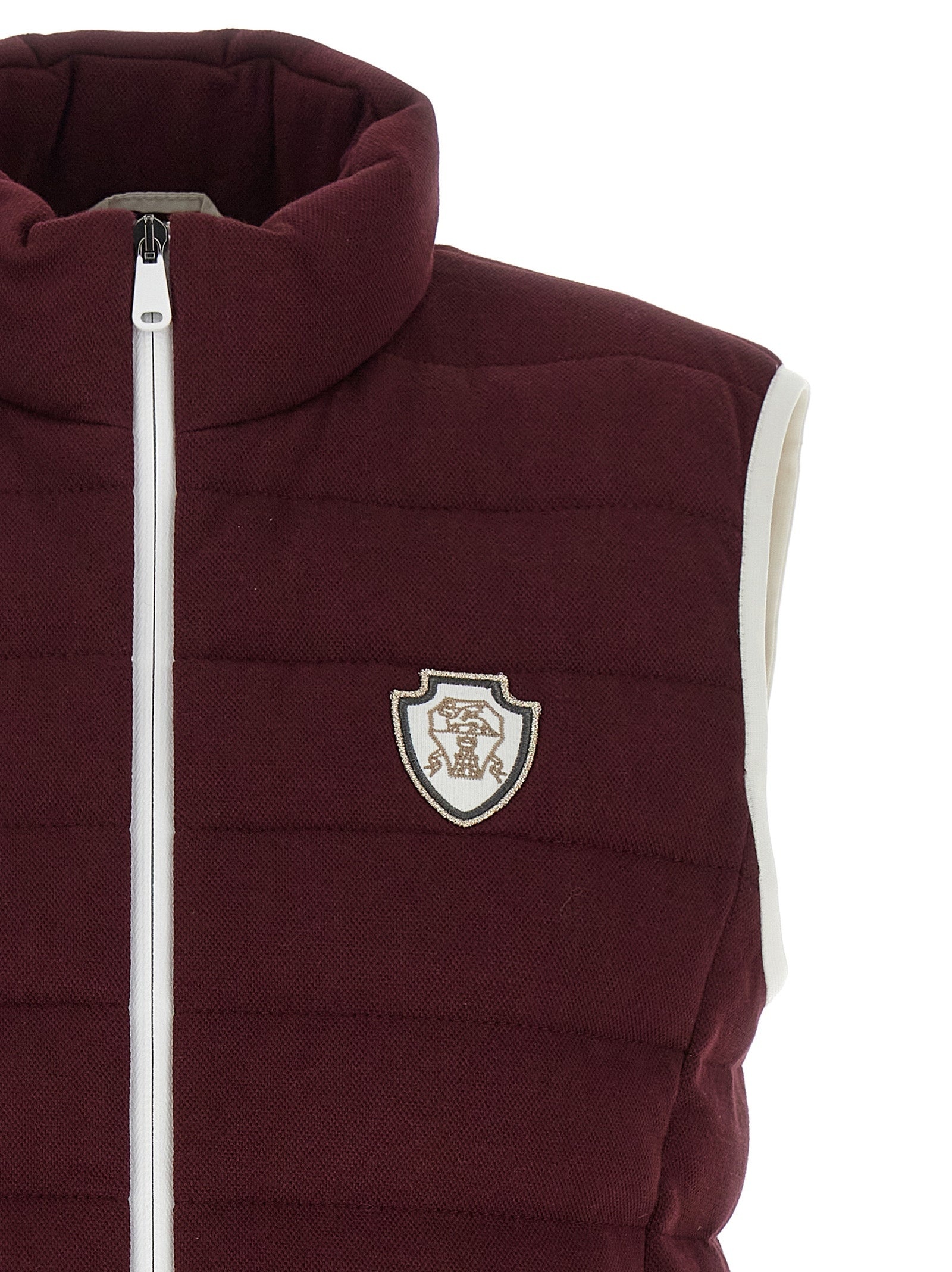 Logo Vest Gilet Bordeaux - 3