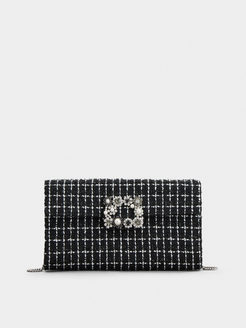Efflorescence Clutch in tweed - 1
