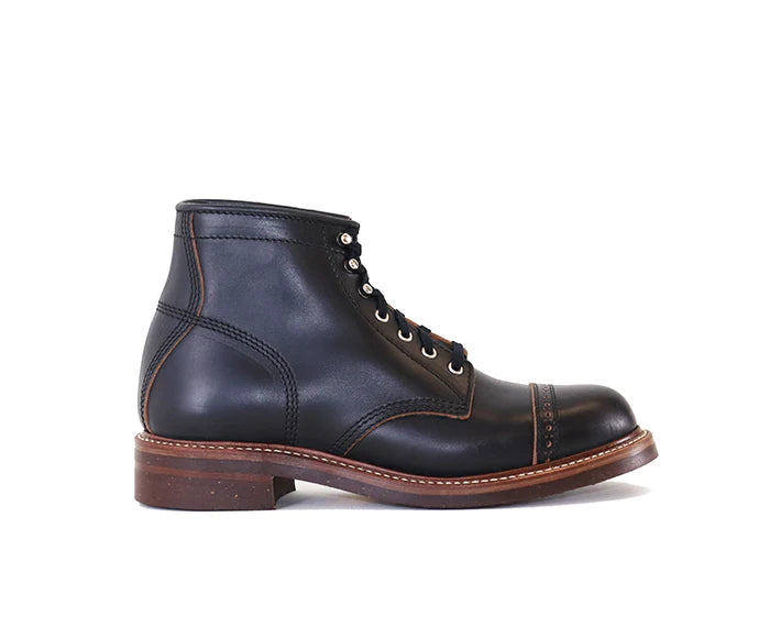 LK-014 Combat Boot Horween CXL Black - 5