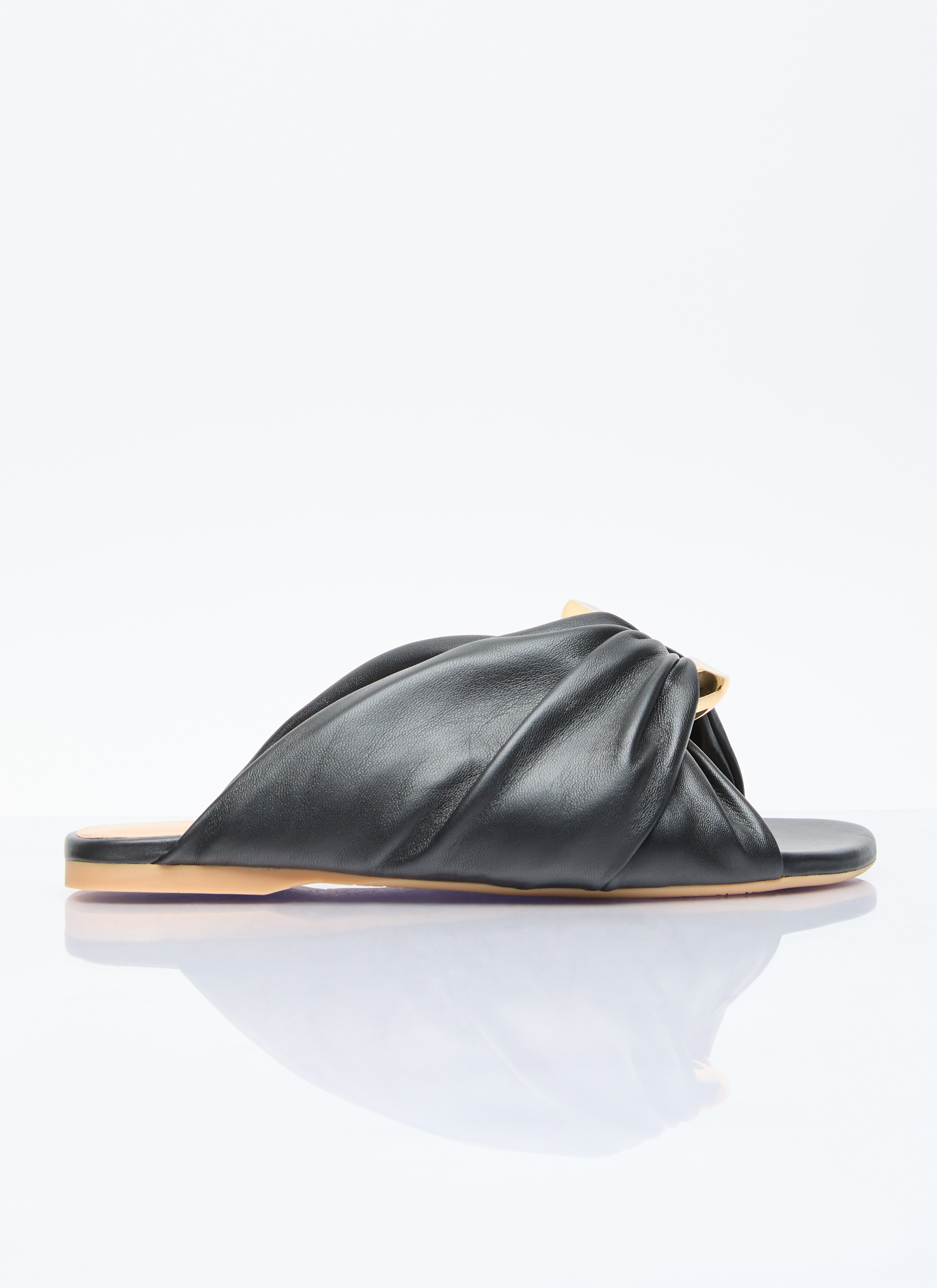 J.W. ANDERSON - Jw Anderson Women Corner Leather Flats - 1