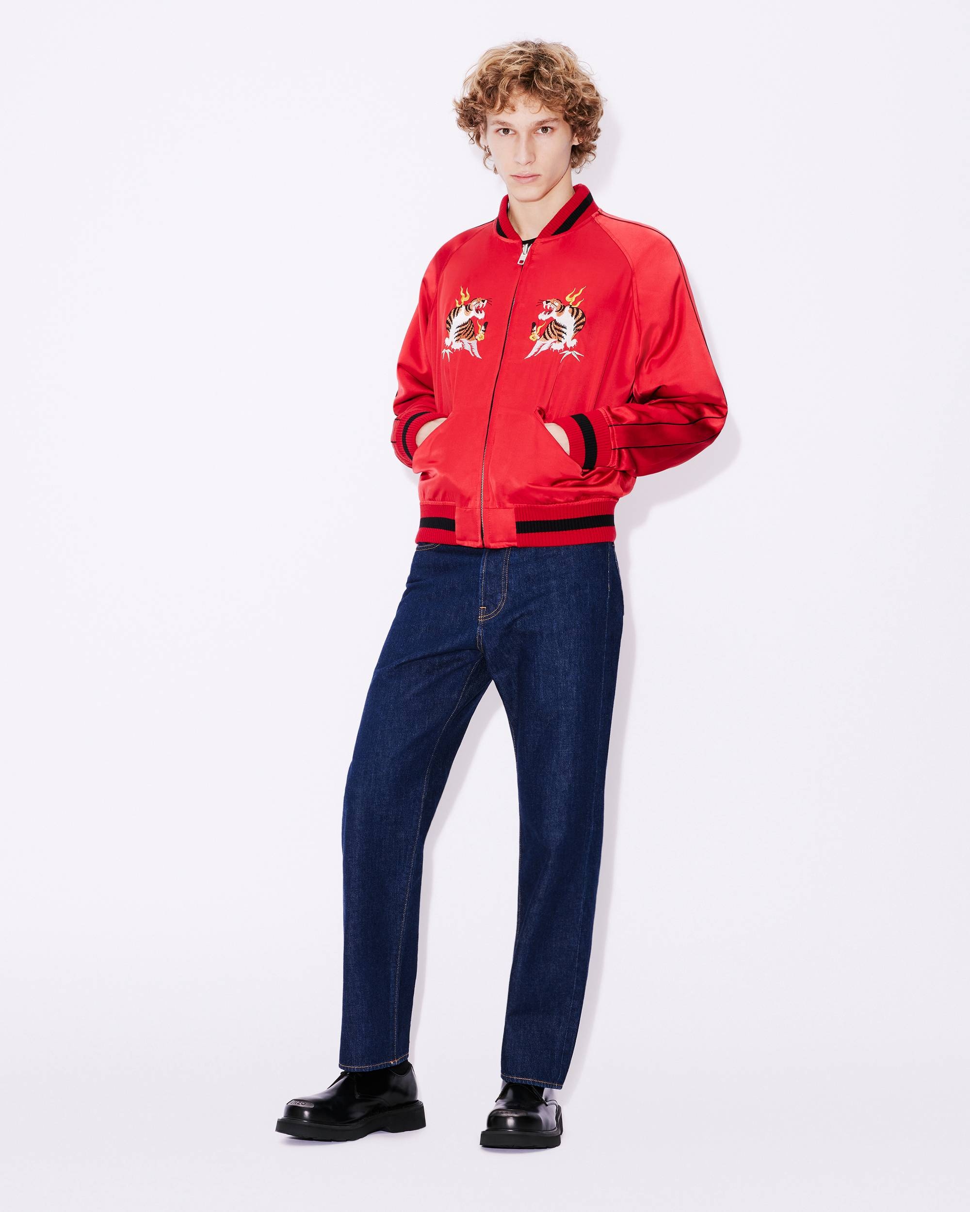 'Year of the Dragon' reversible embroidered genderless jacket - 7