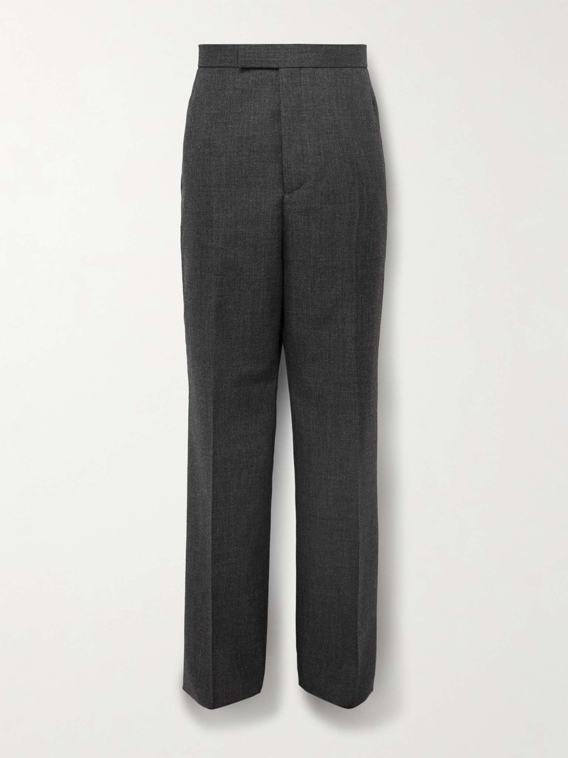 Straight-Leg Virgin Wool Trousers 1