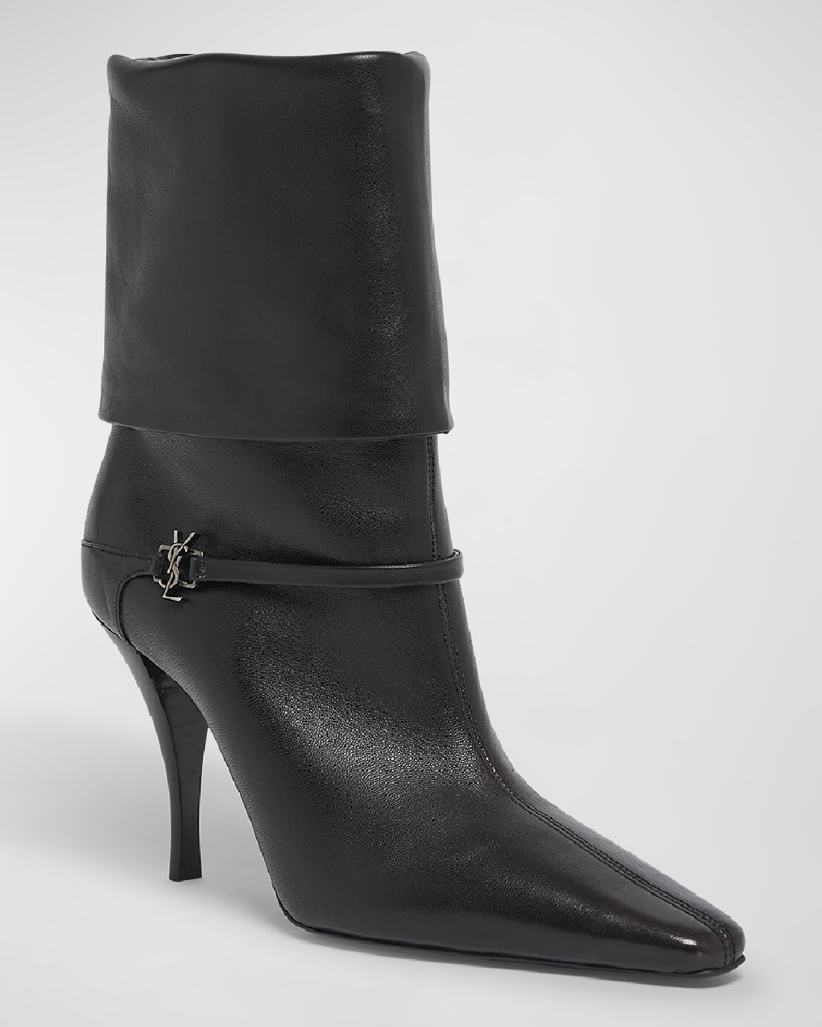 【関税＆送料込み】Saint Laurent Niki Smooth Leather Ankle NIKI booties in smooth leather | Saint Laurent | YSL US