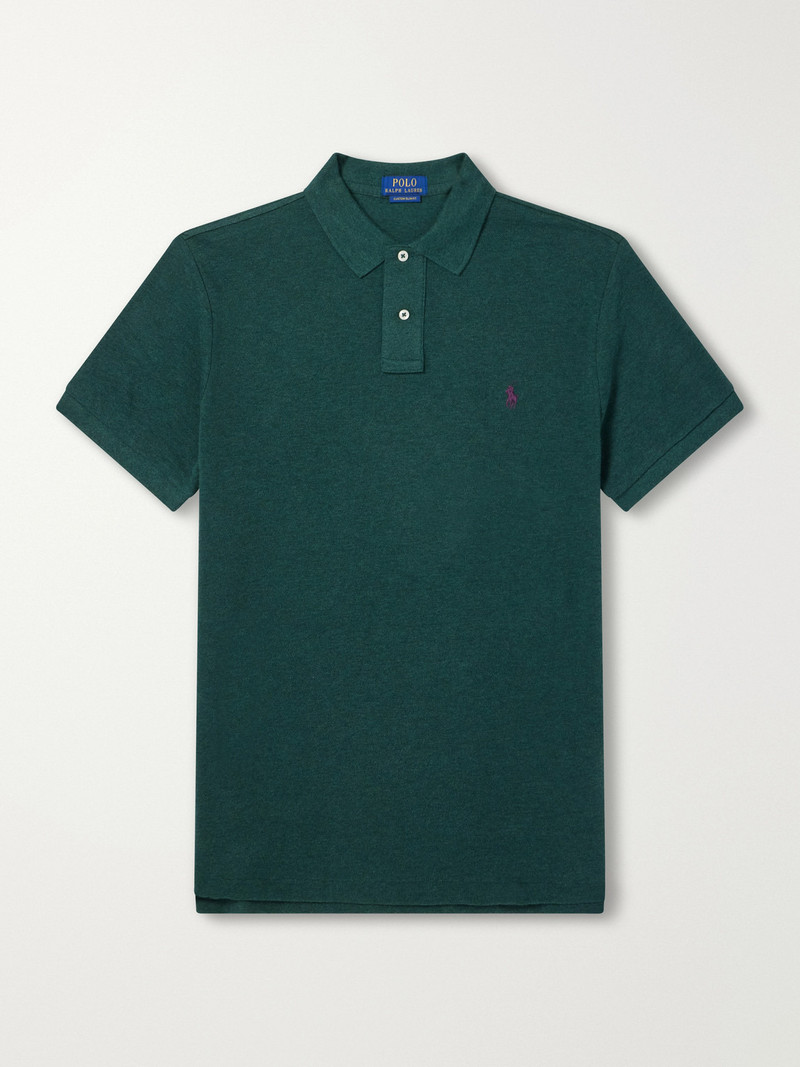 Logo-Embroidered Cotton-Piqué Polo Shirt 1