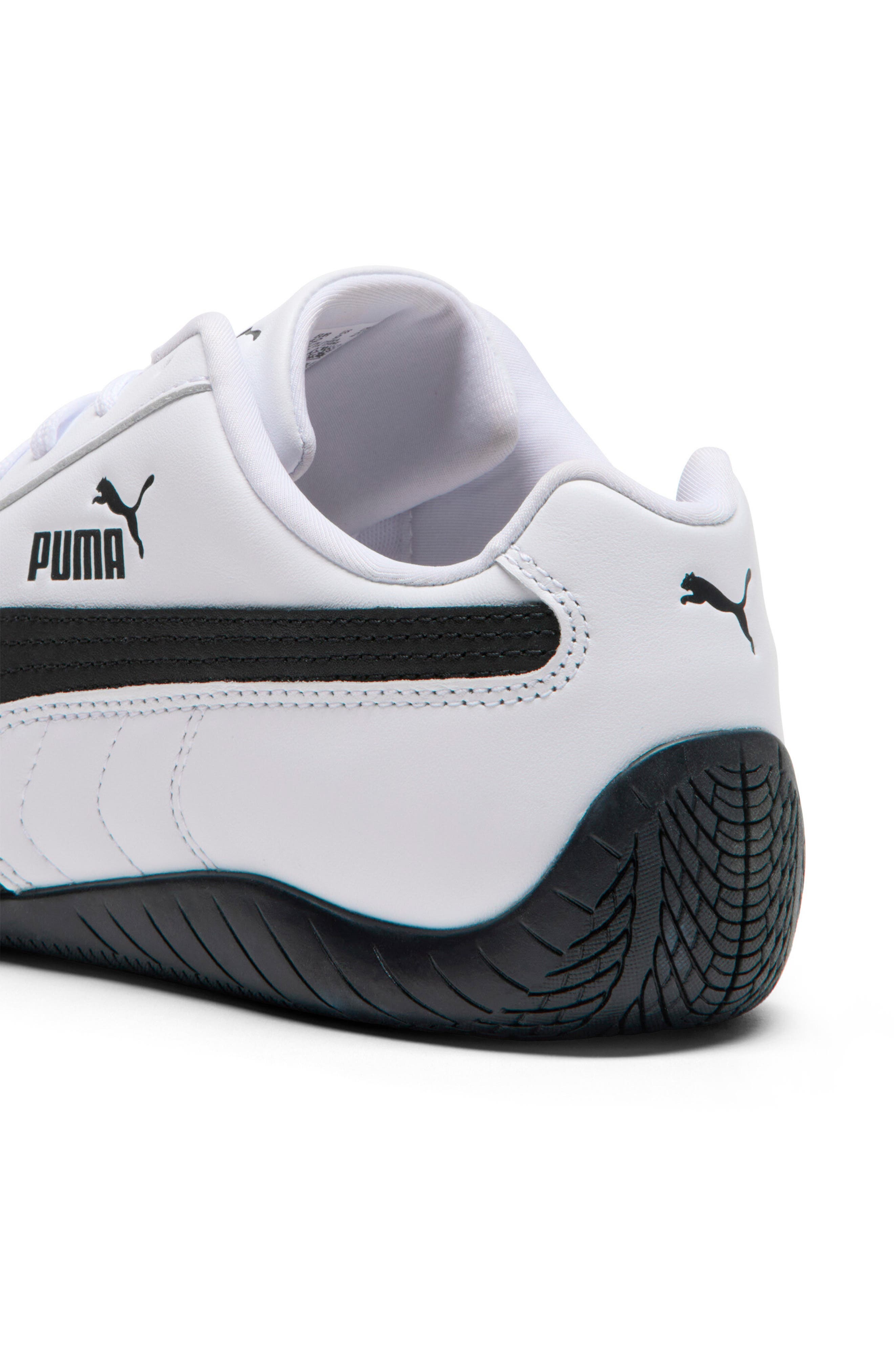 PUMA Speedcat Full Leather Sneaker in Puma White/Puma Black at Nordstrom - 5