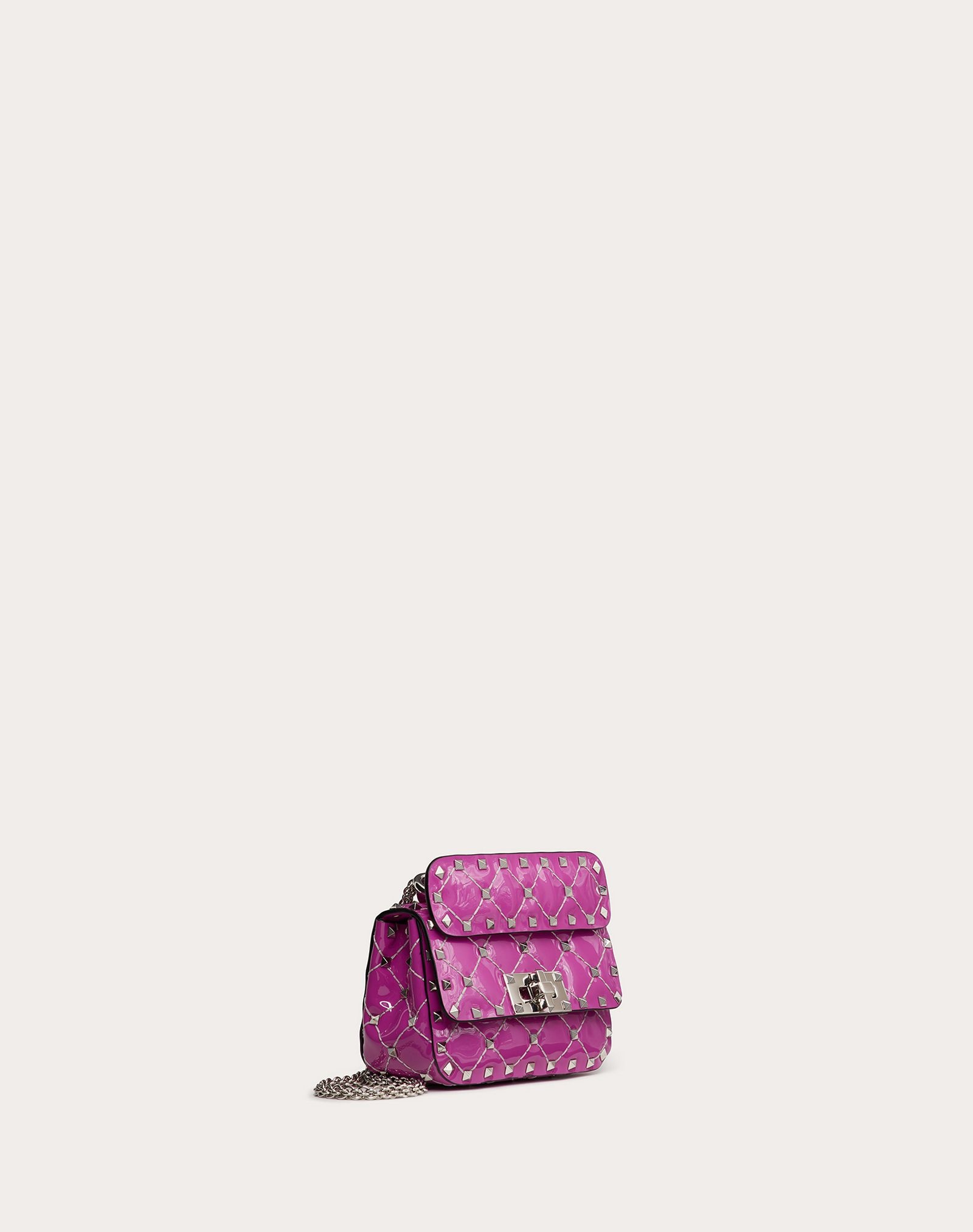 Micro Rockstud Spike Patent Leather Bag - 2