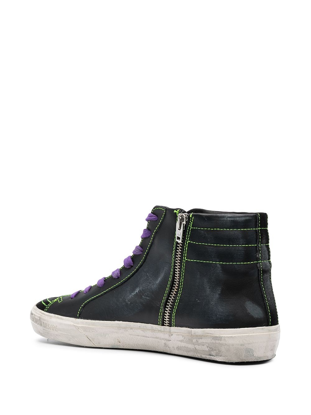 Slide hi-top sneakers - 3