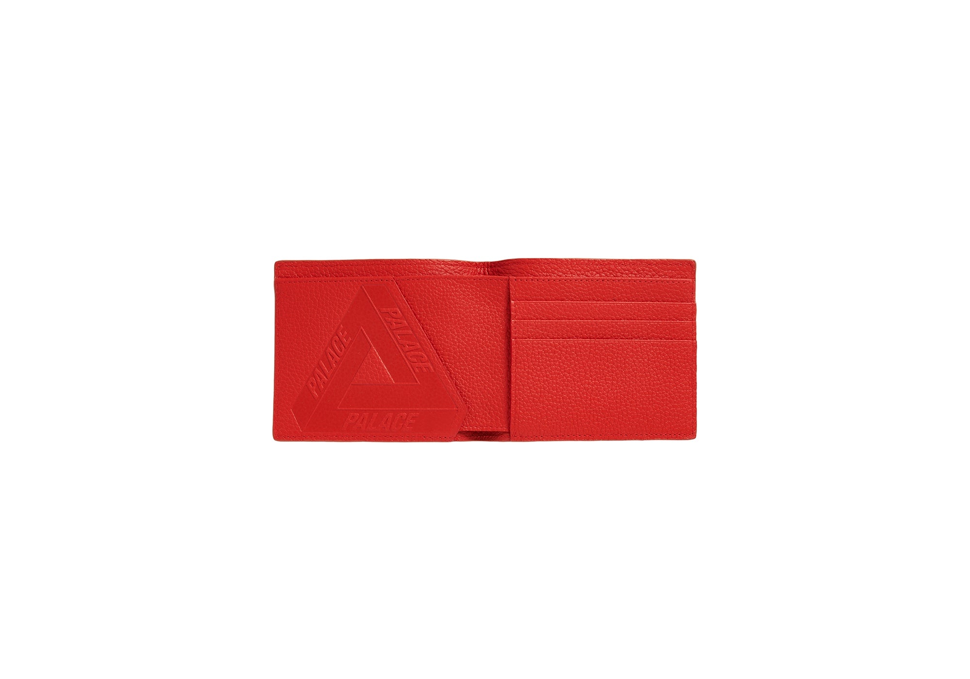 P EMBOSSED BILLFOLD WALLET ORANGE / RED - 2