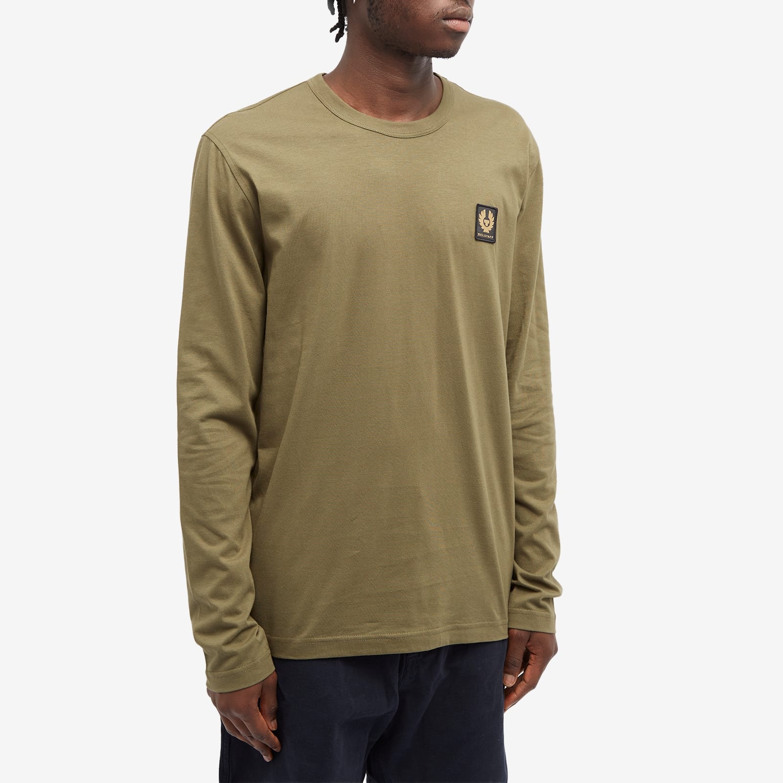 belstaff khaki t shirt