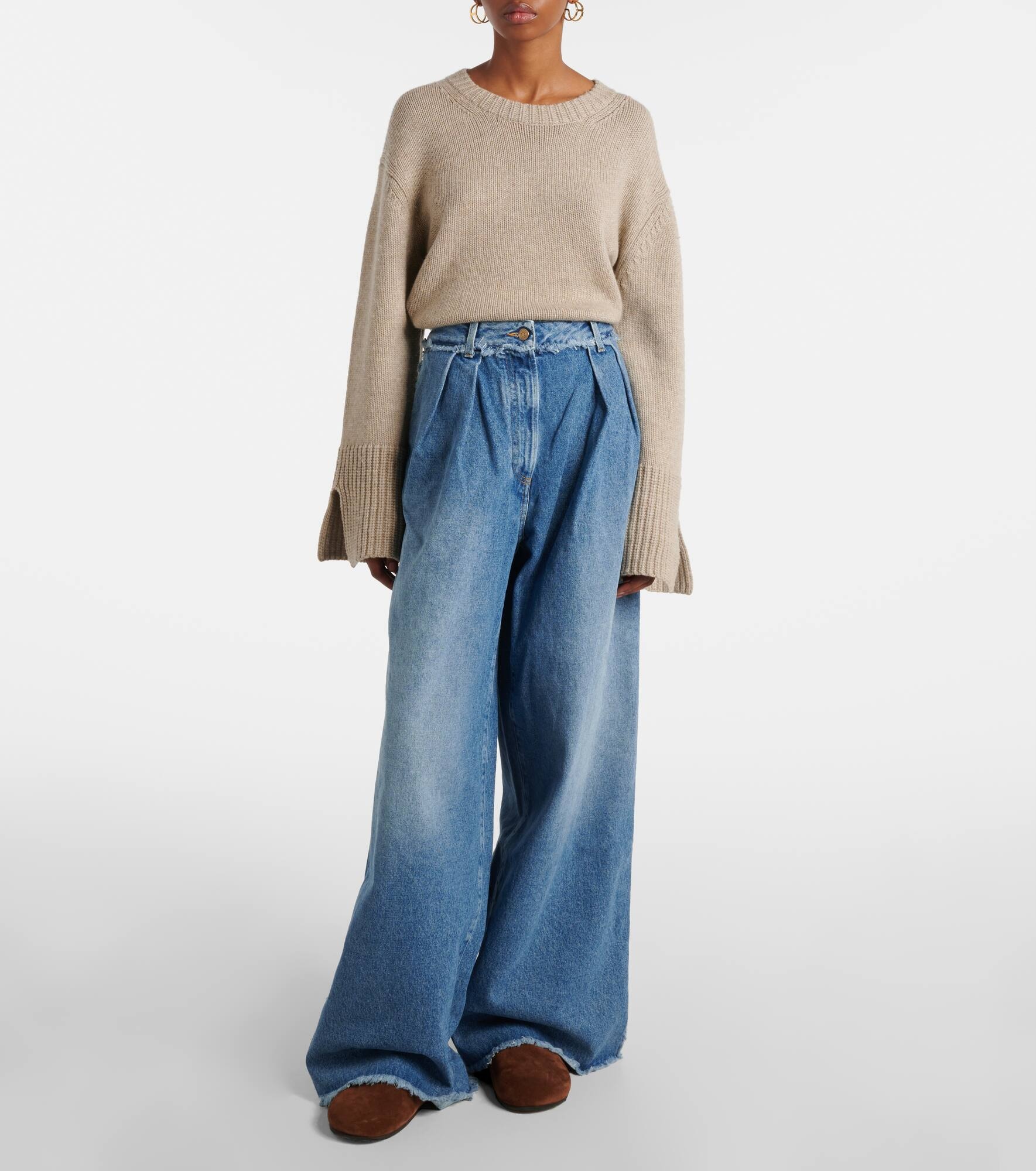 Wide-leg jeans - 7