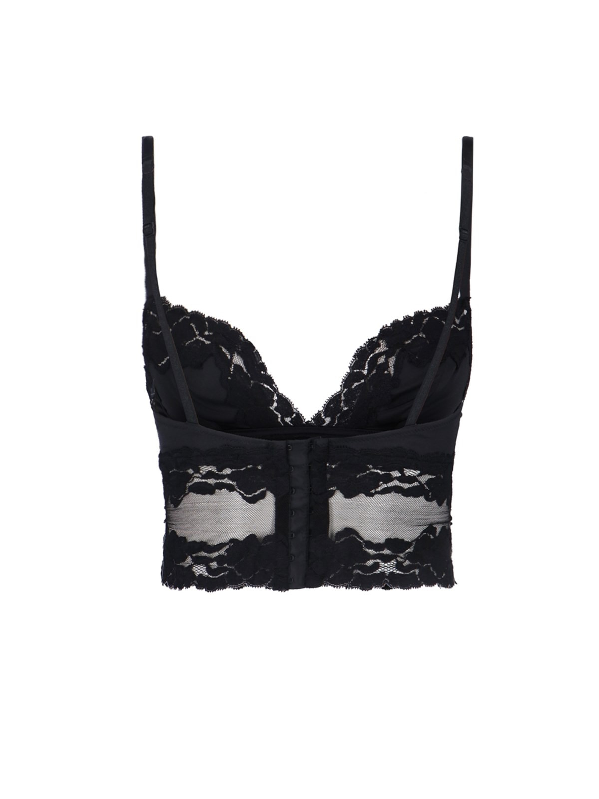 LACE AND SATIN TOP - 2