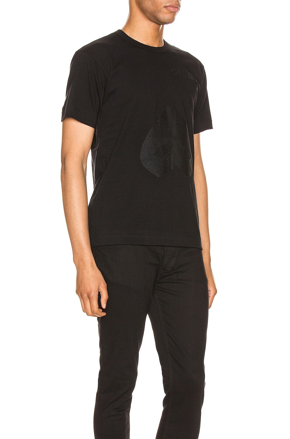 Flipped Heart Cotton Tee - 2