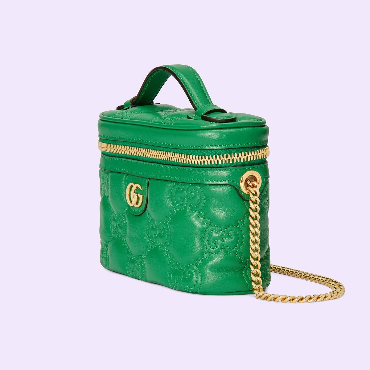 GG Matelassé top handle mini bag - 2