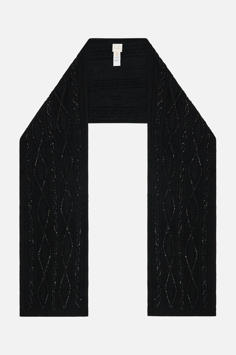EMBELLISHED JACQUARD SCARF 1