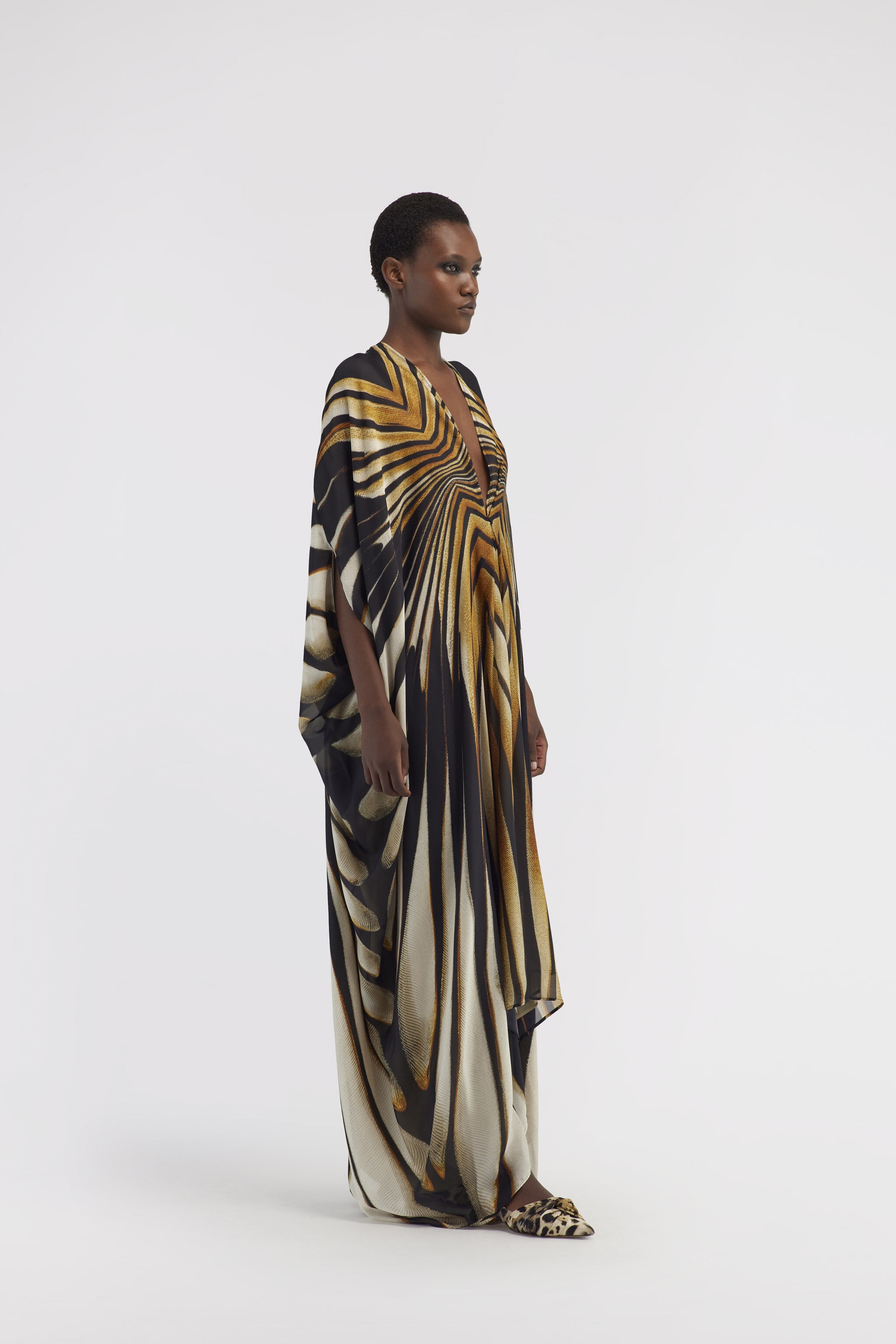 Kaftan with Ray of Gold print - 3