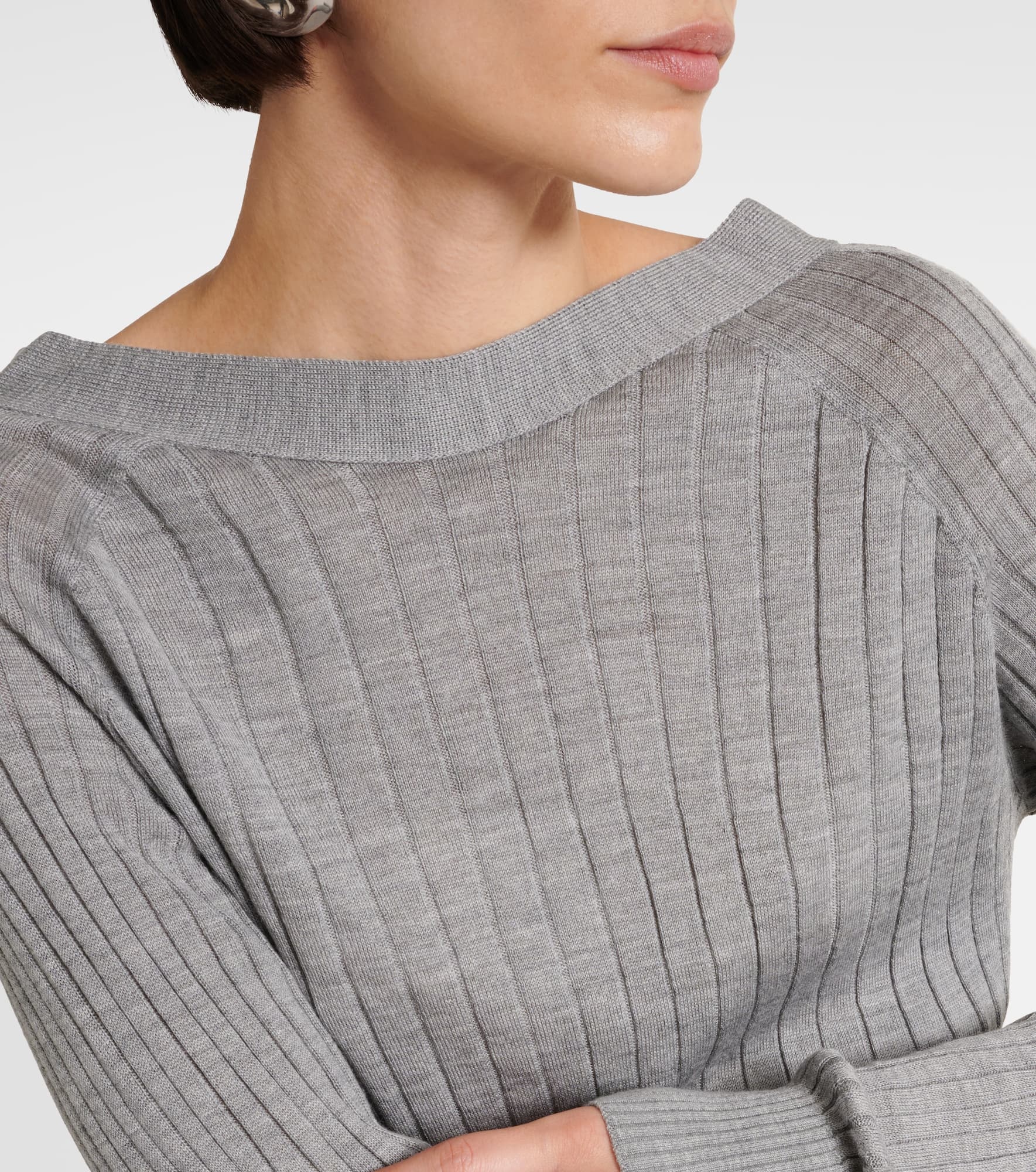 Eden wool-blend midi dress - 4