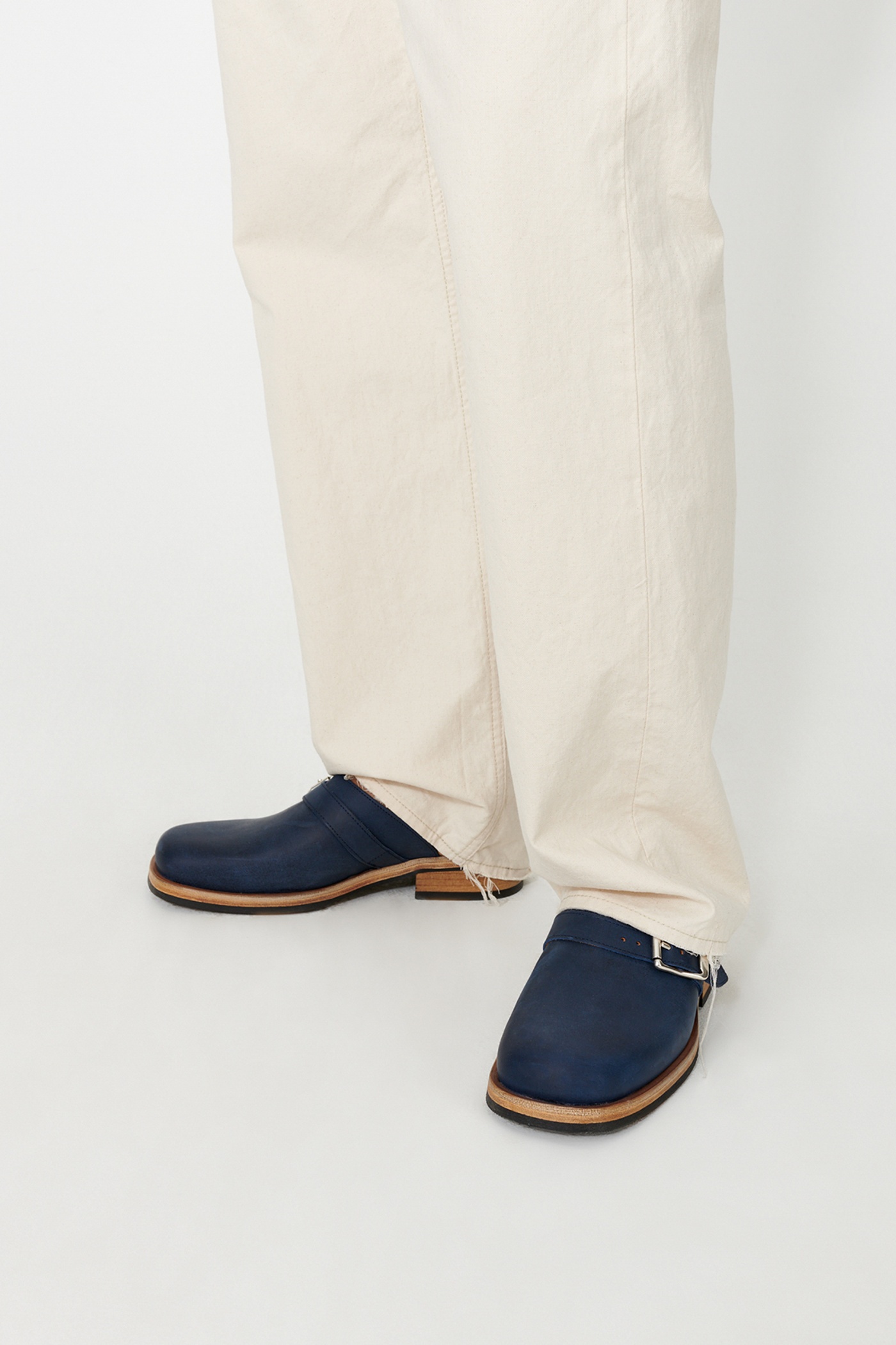 ★関税込★OUR LEGACY★CAMION MULE Classic Blue Leather★ Our Legacy Camion Mule Classic Blue Leather | ourlegacy