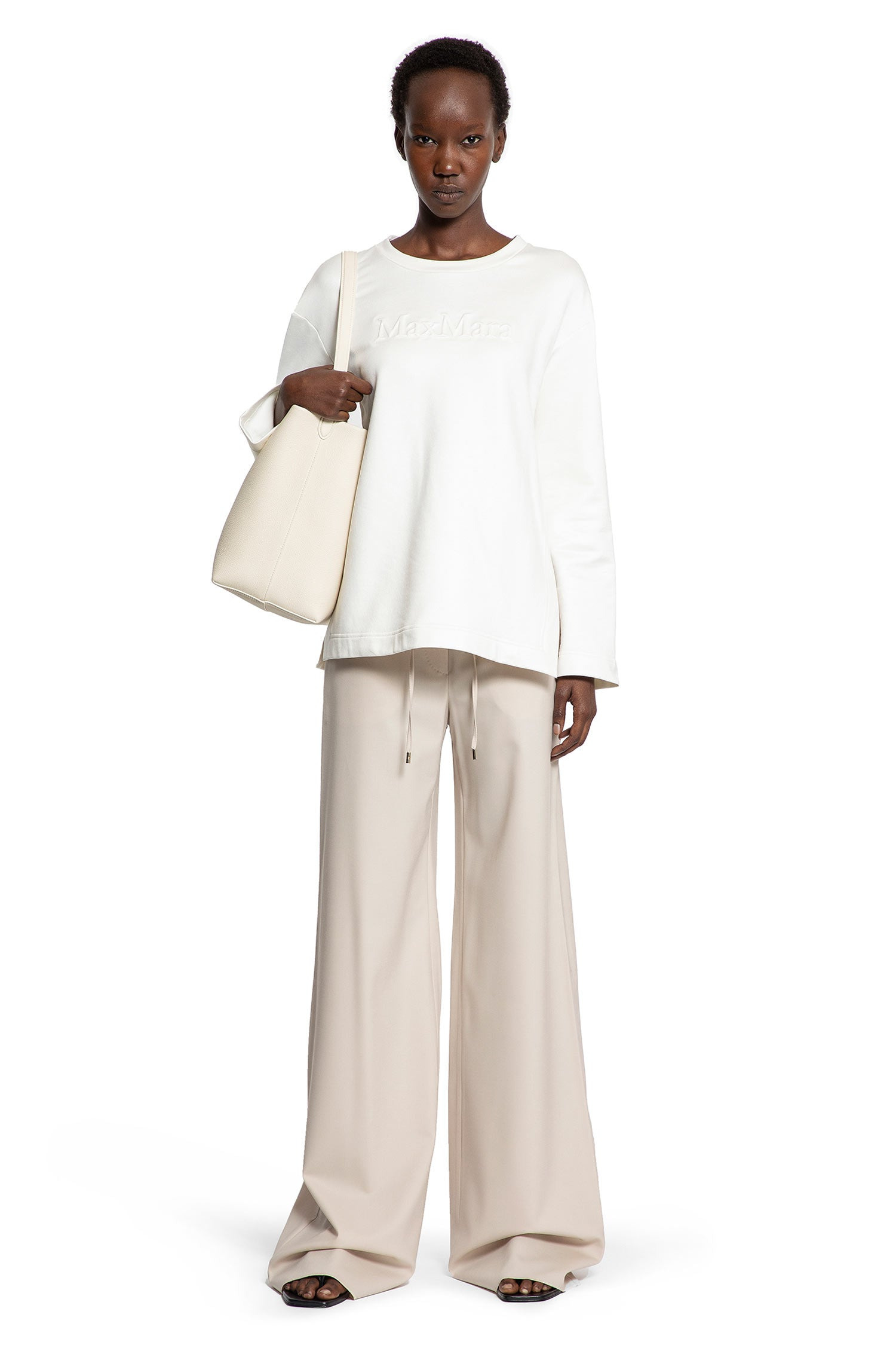 Wool Twill Drawstring Trousers - 4