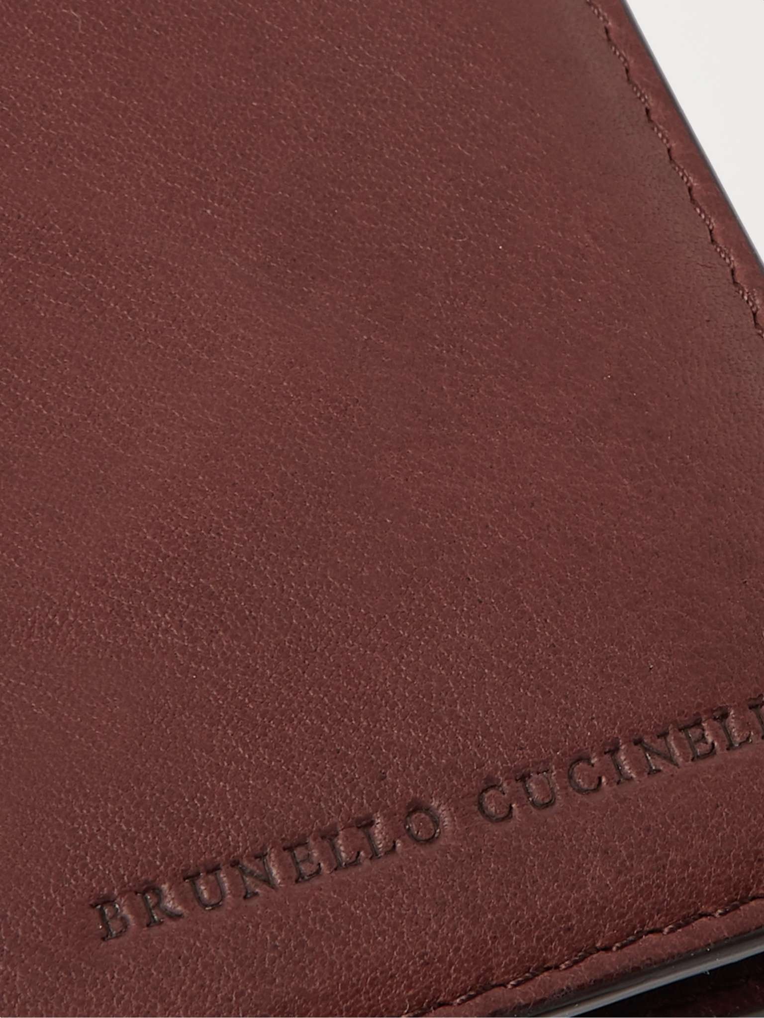 Logo-Debossed Leather Bifold Cardholder - 4