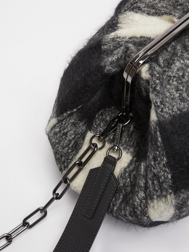 UMBRIA Large wool and alpaca Pasticcino Bag 4