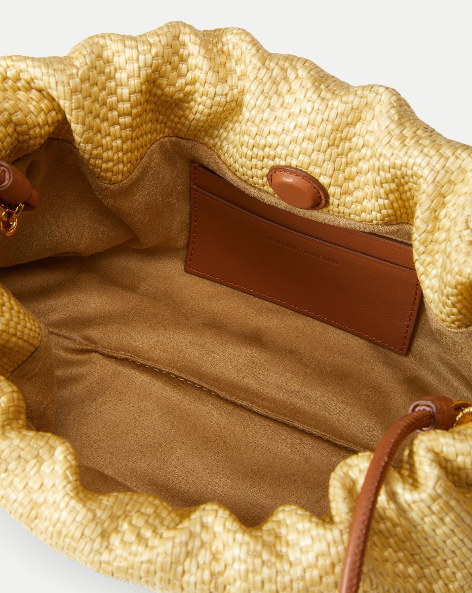 SMALL VERONICA BEARD RAFFIA STASH BAG - 4