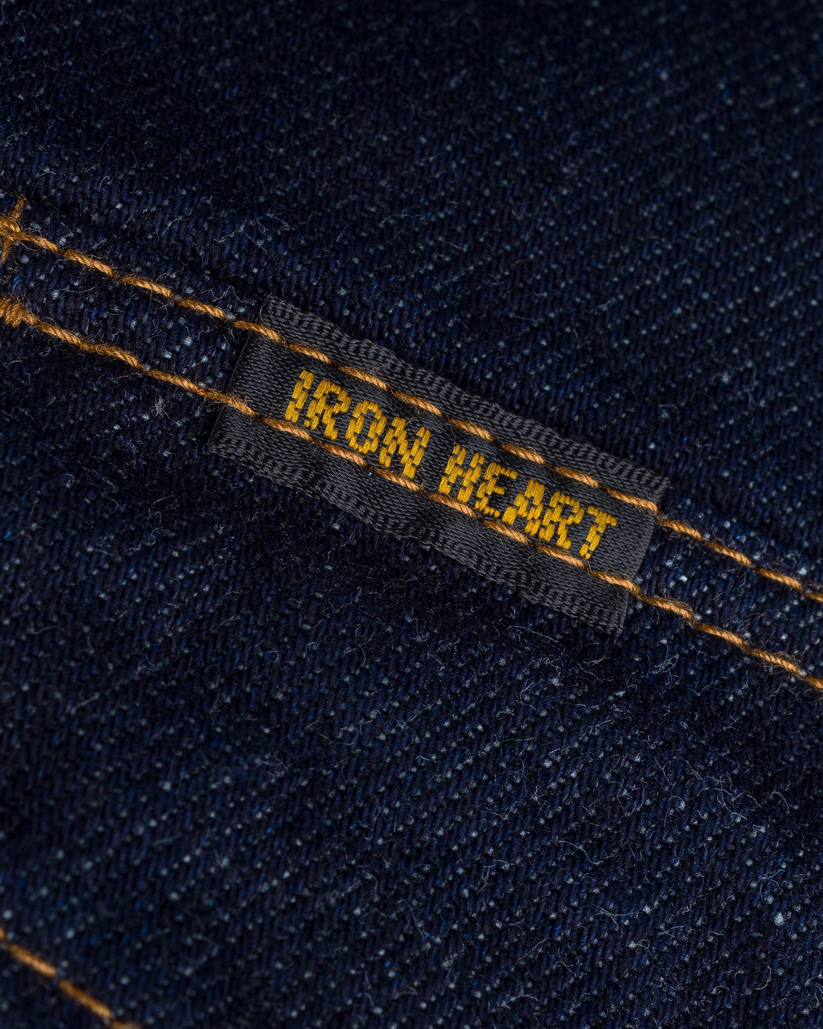 IHSH-33-IND 12oz Selvedge Denim Western Shirt - Indigo - 21