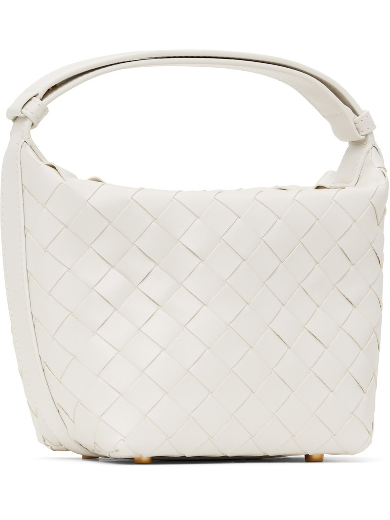 Bottega Veneta White Micro Wallace Bag outlook