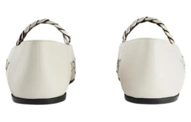 (WMNS) Gucci Lovelight flat with Horsebit 'White Blue' 713868-BKO60-9042 - 4
