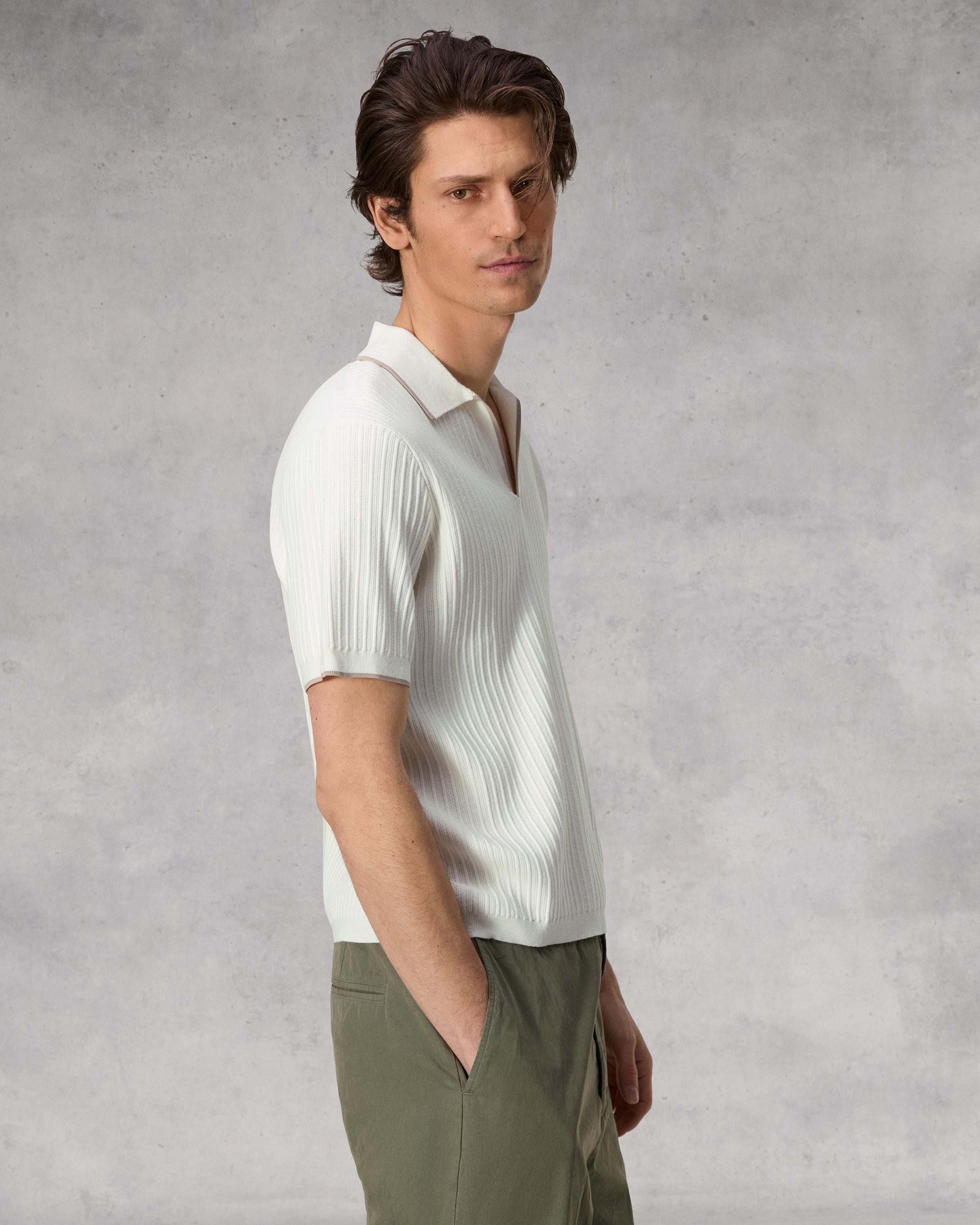 Harbor Cotton Nylon Polo - 4