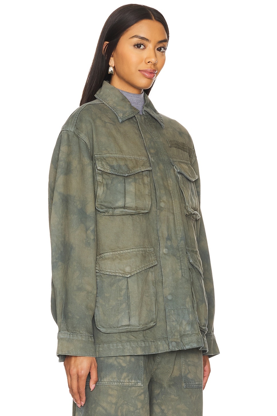 Kaia Oversized Drawstring Jacket - 3