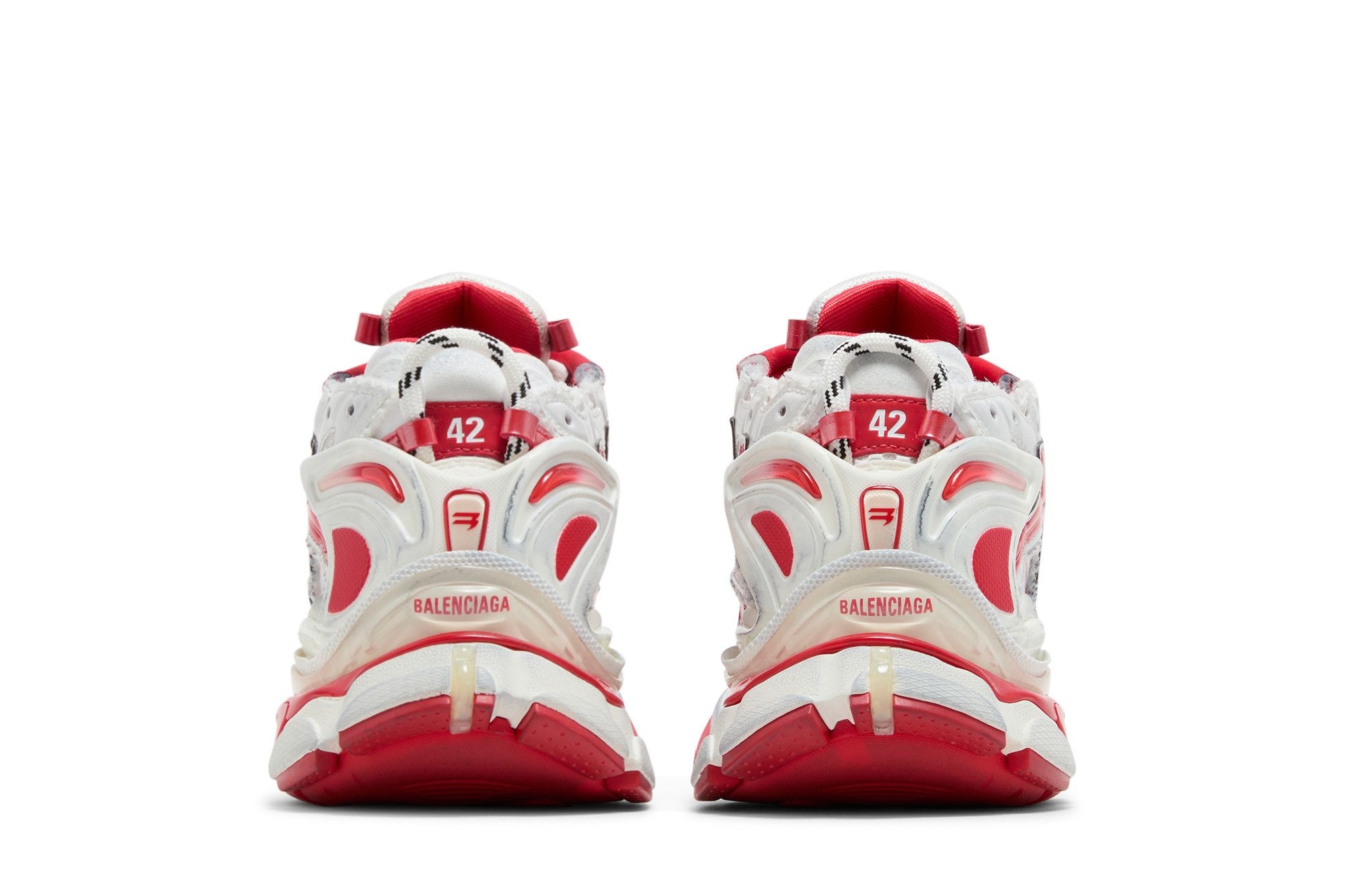 Balenciaga Runner Sneaker 'White Red' - 6