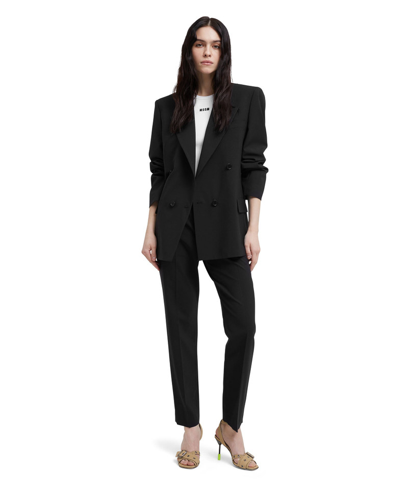 Slim-fit pants with logoed elastic waistband 5