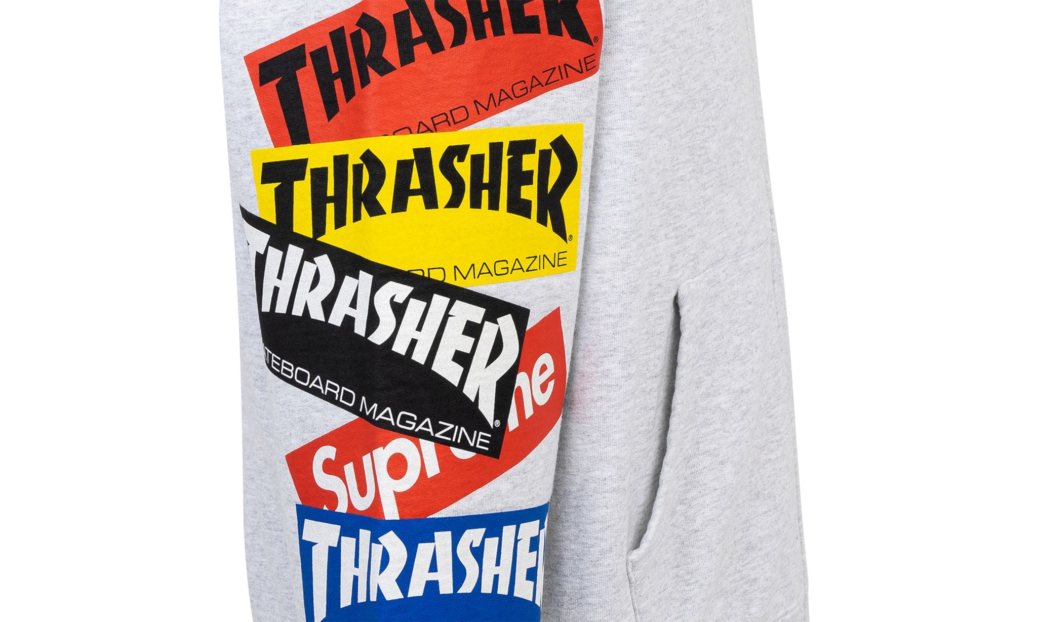 Thrasher Multi Logo Zip Up Hoodie "FW 21" - 2