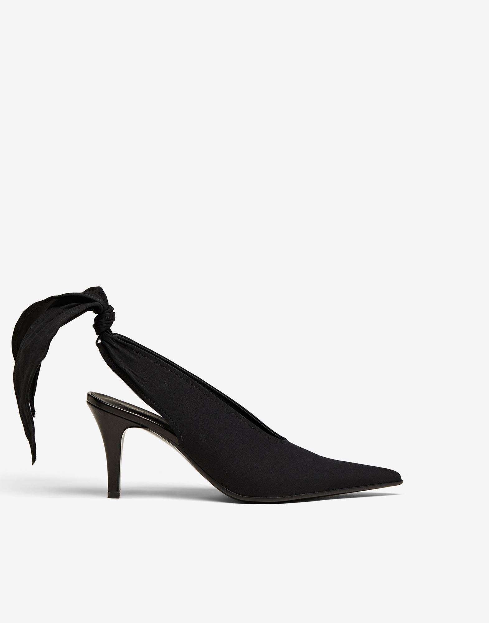 Slingback pump with bow - 1