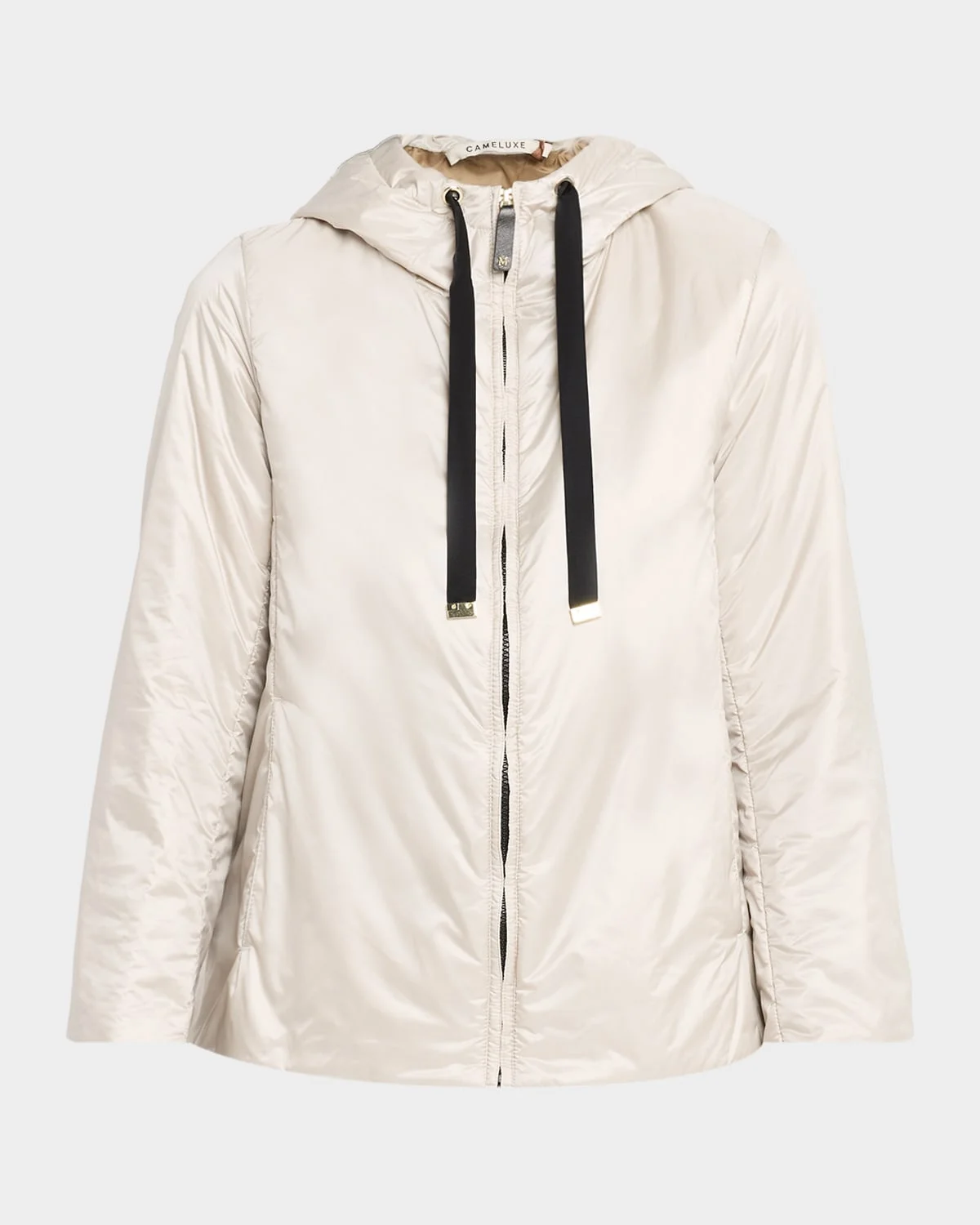 Hooded Water-Repellent Canvas Jacket - 1