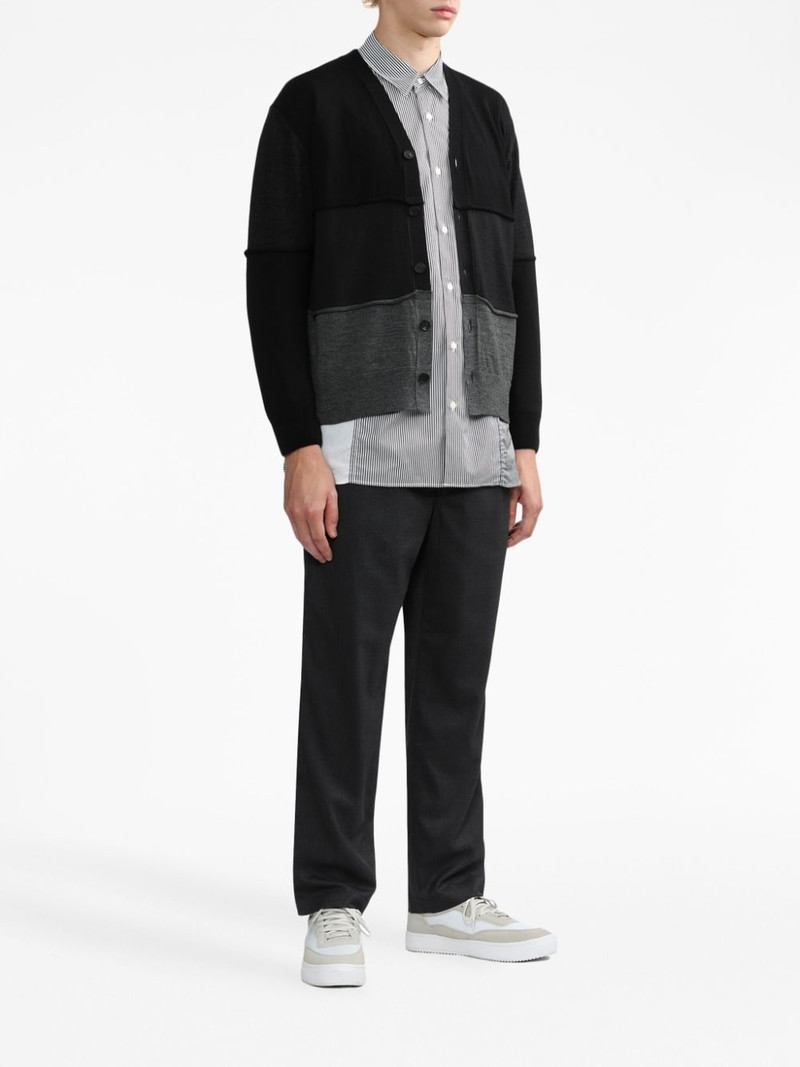 Comme des Garçons Homme pleat-detailing corduroy straight-leg trousers outlook
