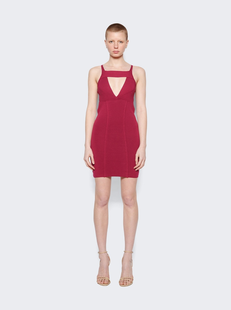 Rick Owens Sling Mini Dress Fuchsia outlook