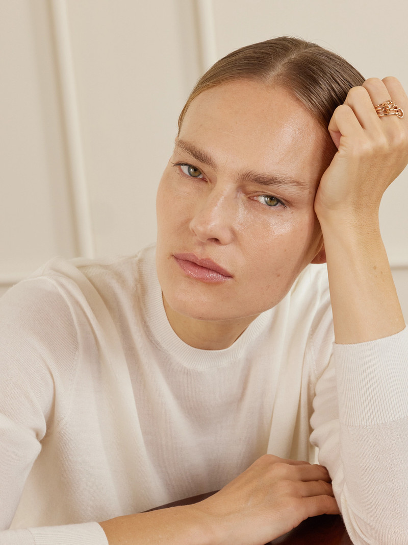 Spinelli Kilcollin Pisces Set Of Four 18-karat Rose Gold Rings outlook