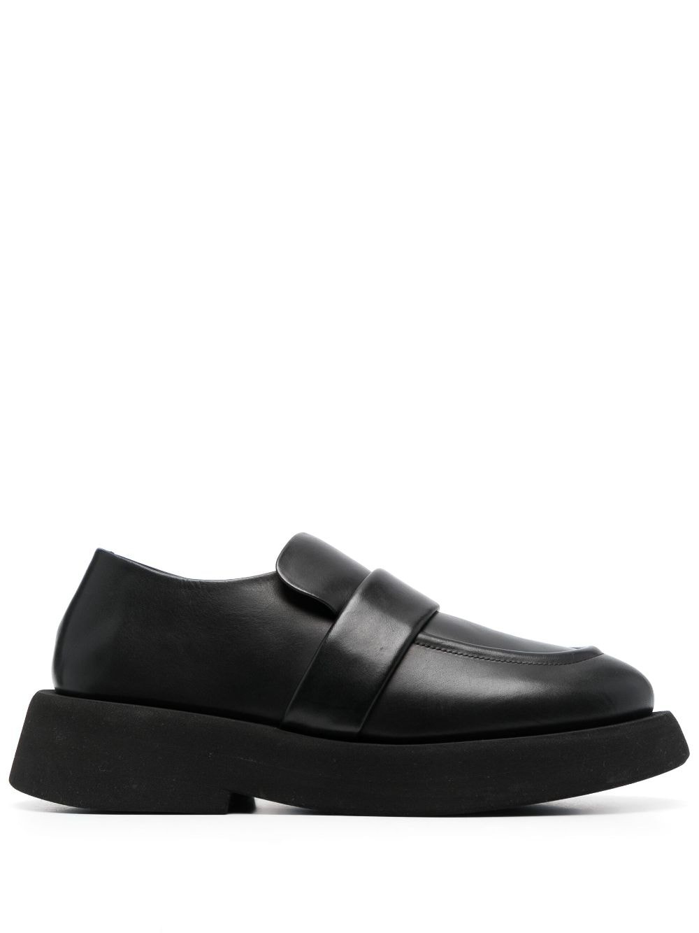 slip-on leather loafers - 2