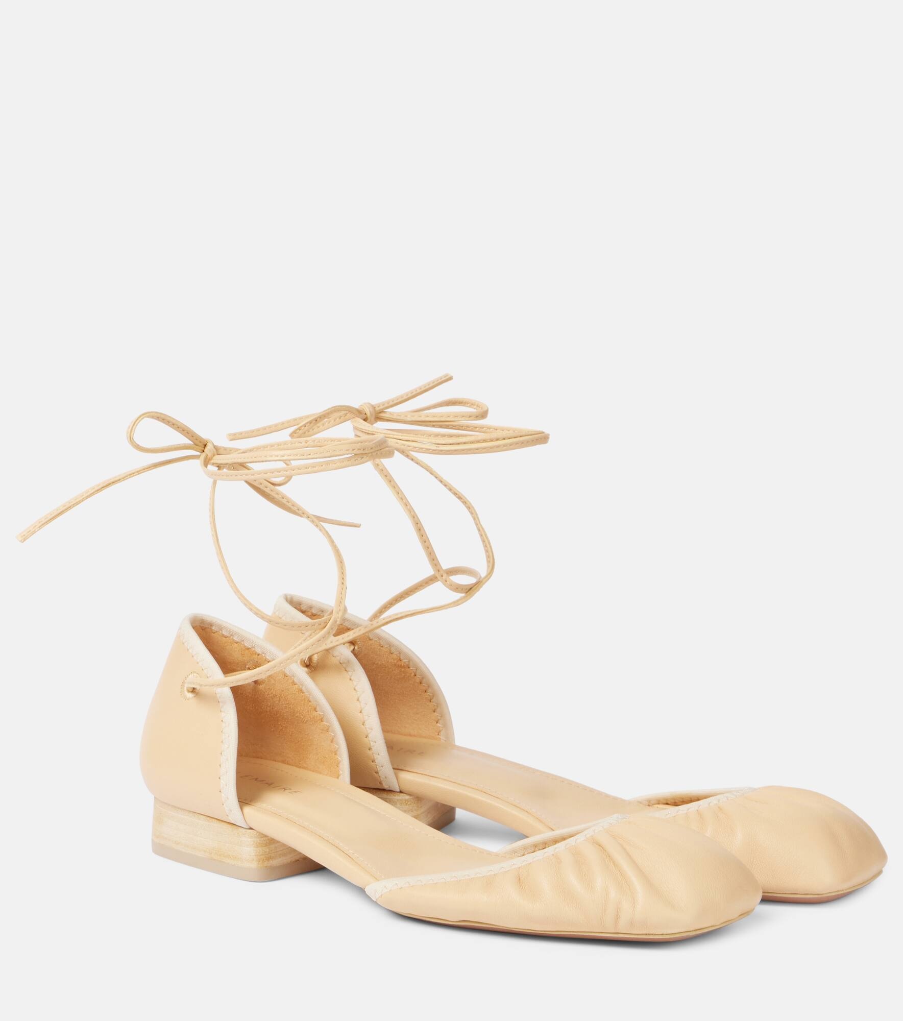 Leather ballet flats - 1