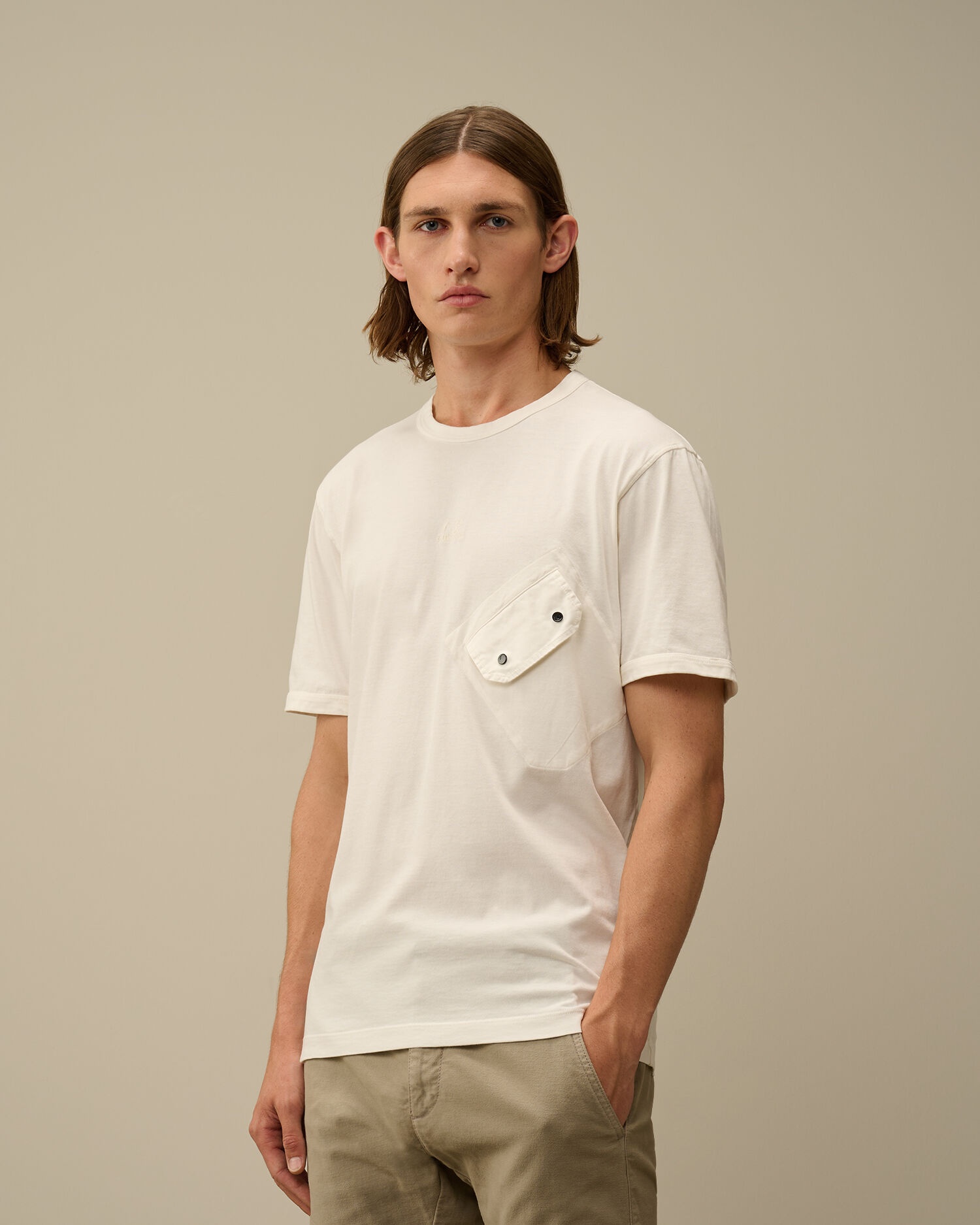 C.P. Company 20/1 Jersey Mixed Logo T-Shirt | cpcompany