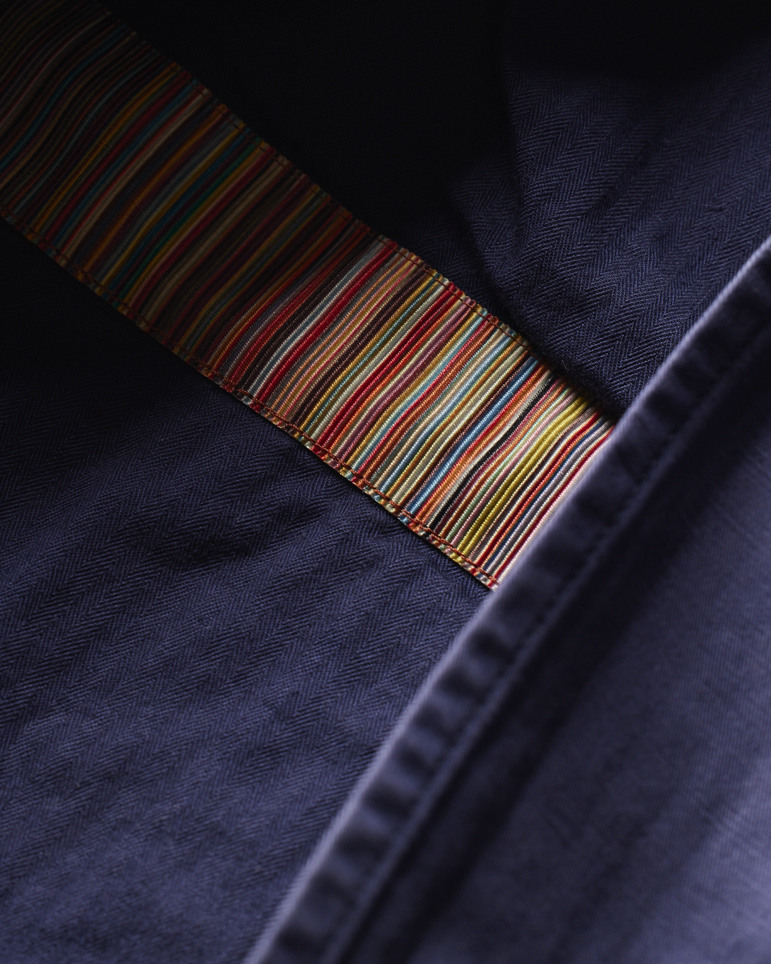 Navy Garment-Dye Cotton-Linen Field Jacket - 9