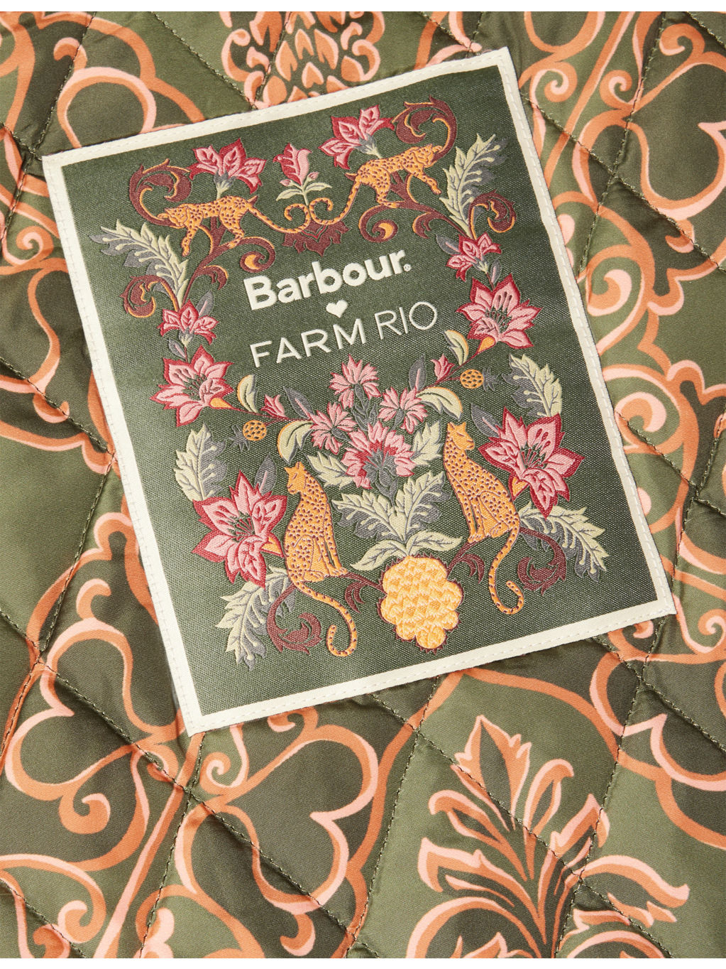 Barbour x FARM Rio Fernanda Quilted Shell Gilet - 7