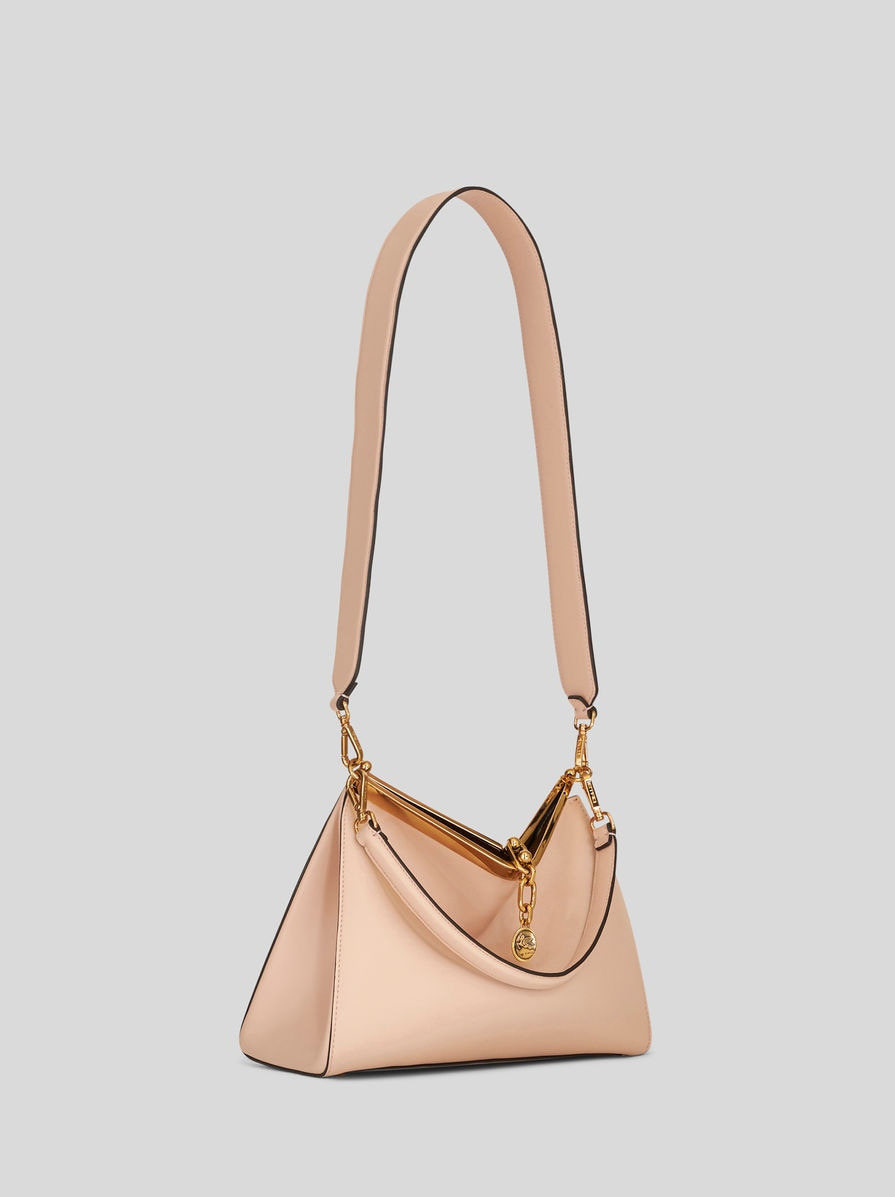 MEDIUM LEATHER VELA BAG - 7