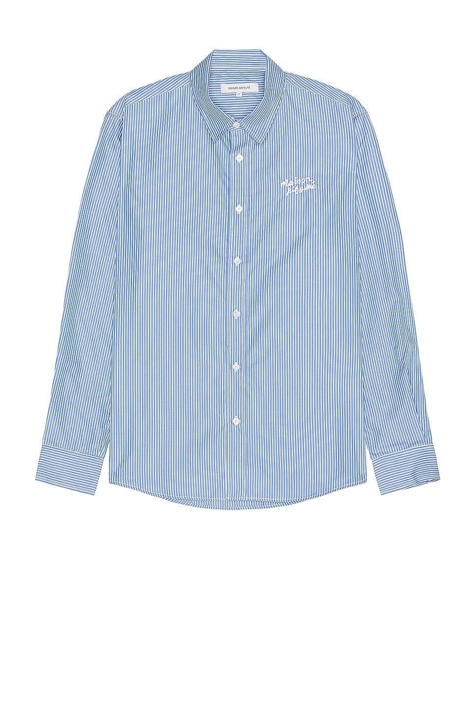 美品 MAVIMOON Striped Shirt ホワイト 新品タグ付き】MAVIMOON Striped Shirt ホワイト