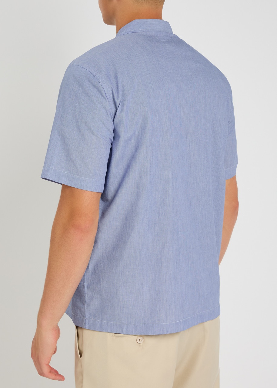 Universal Works Road Fine-striped Cotton Shirt - 3
